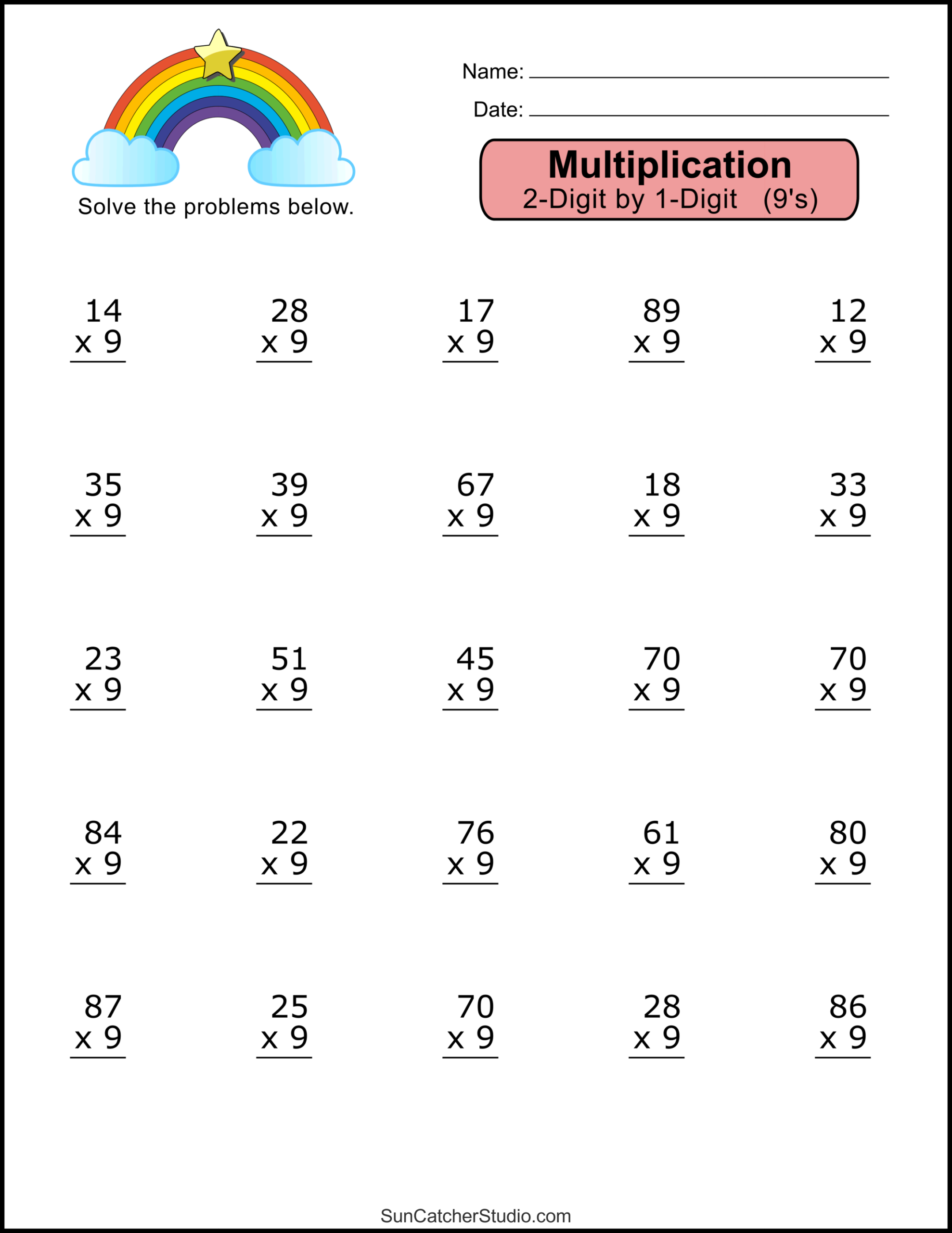Multiplication Worksheets 2 Digit By 1 Digit Math Drills Free Printables Lettering SVG Files Tools Apps 2 Digit By 2 Digit Multiplication Worksheets Math Multiplication Made By Teachers