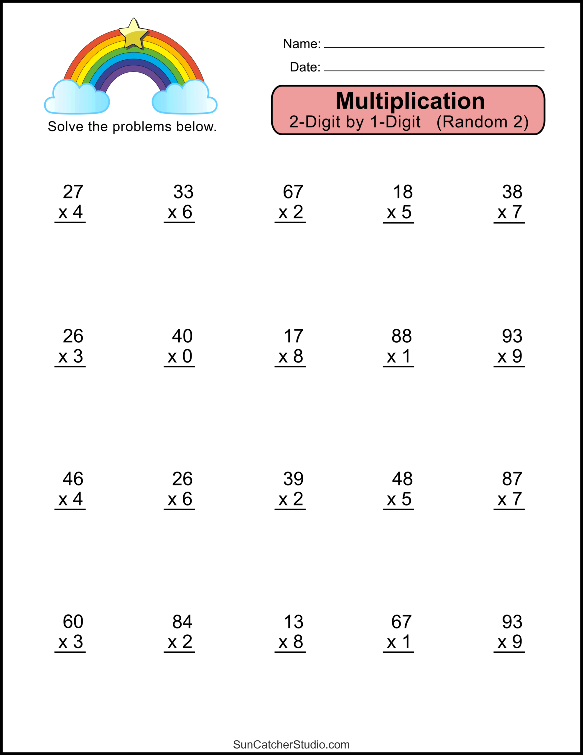 Multiplication Worksheets 2 Digit By 1 Digit Math Drills Free Printables Lettering SVG Files Tools Apps Multiplication Worksheets 2 Digit By 1 Digit Math Drills Free Printables Lettering SVG Files Tools Apps