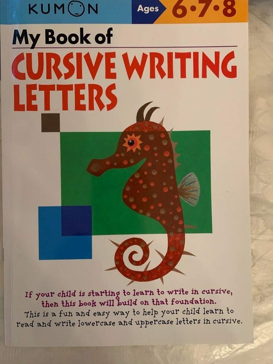 Amazon My Own Cursive Practice Book 9781420638806 Teacher Created Resources Staff Books