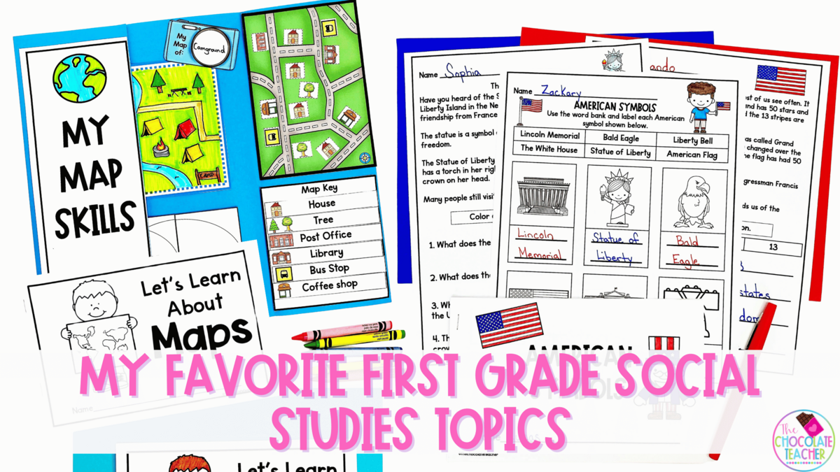 My Favorite First Grade Social Studies Topics