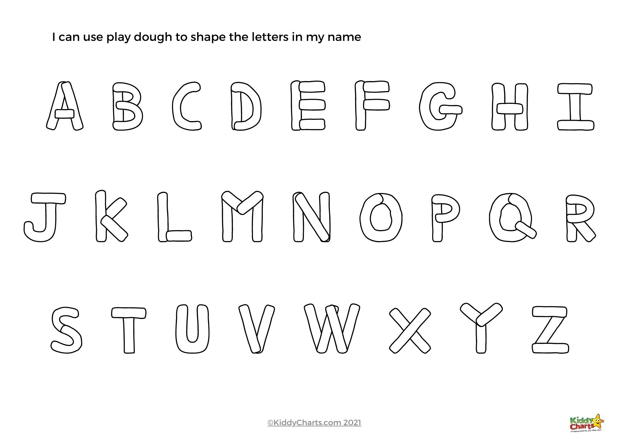 Name Tracing Worksheets Ideas KiddyCharts Shop