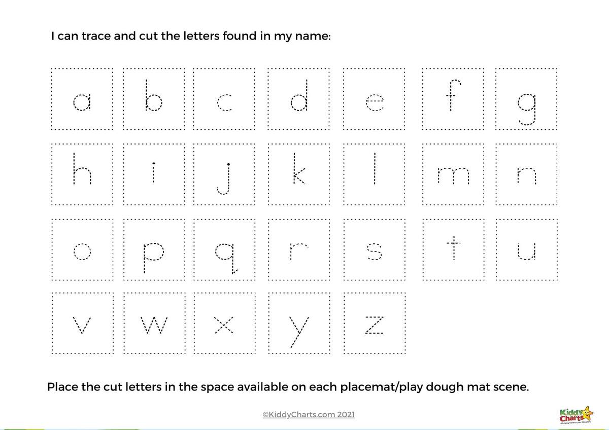 Name Tracing Worksheets Ideas KiddyCharts Shop