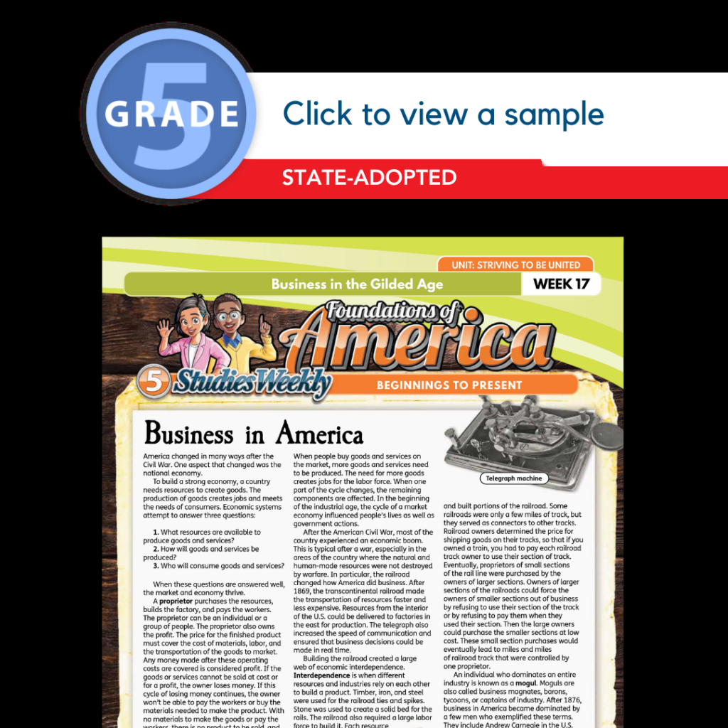 North Carolina Social Studies Science Curriculum Studies Weekly