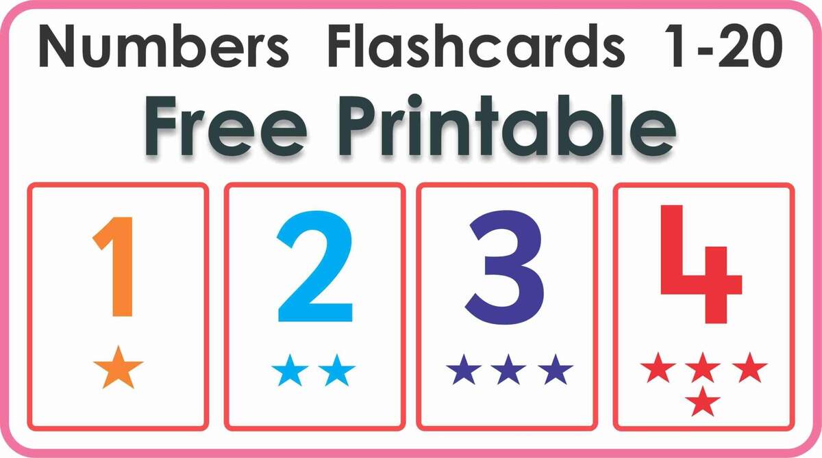 Number Flashcards With Counting Dots Ten Frames 1 20 Made By Teachers