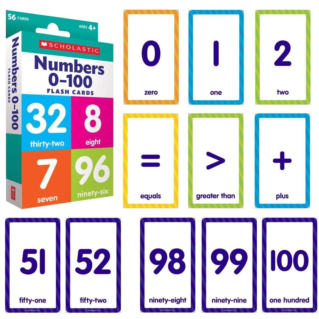 Numbers 0 100 Flash Cards By Scholastic Numbers 0 100 Flash Cards By Scholastic