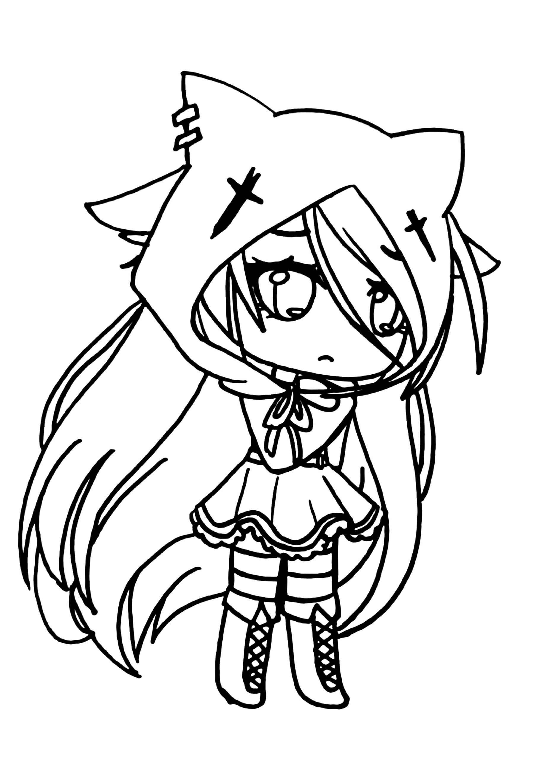 One Of The Characters Gacha Life Coloring Pages One Of The Characters Gacha Life Coloring Pages