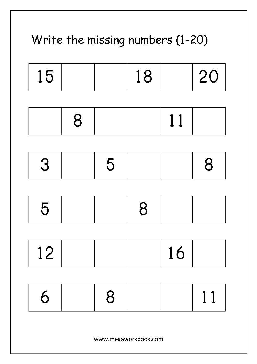 Ordering Numbers Worksheets Missing Numbers What Comes Before And After Number 1 10 1 20 1 50 1 100 Free Printables MegaWorkbook Ordering Numbers Worksheets Missing Numbers What Comes Before And After Number 1 10 1 20 1 50 1 100 Free Printables MegaWorkbook