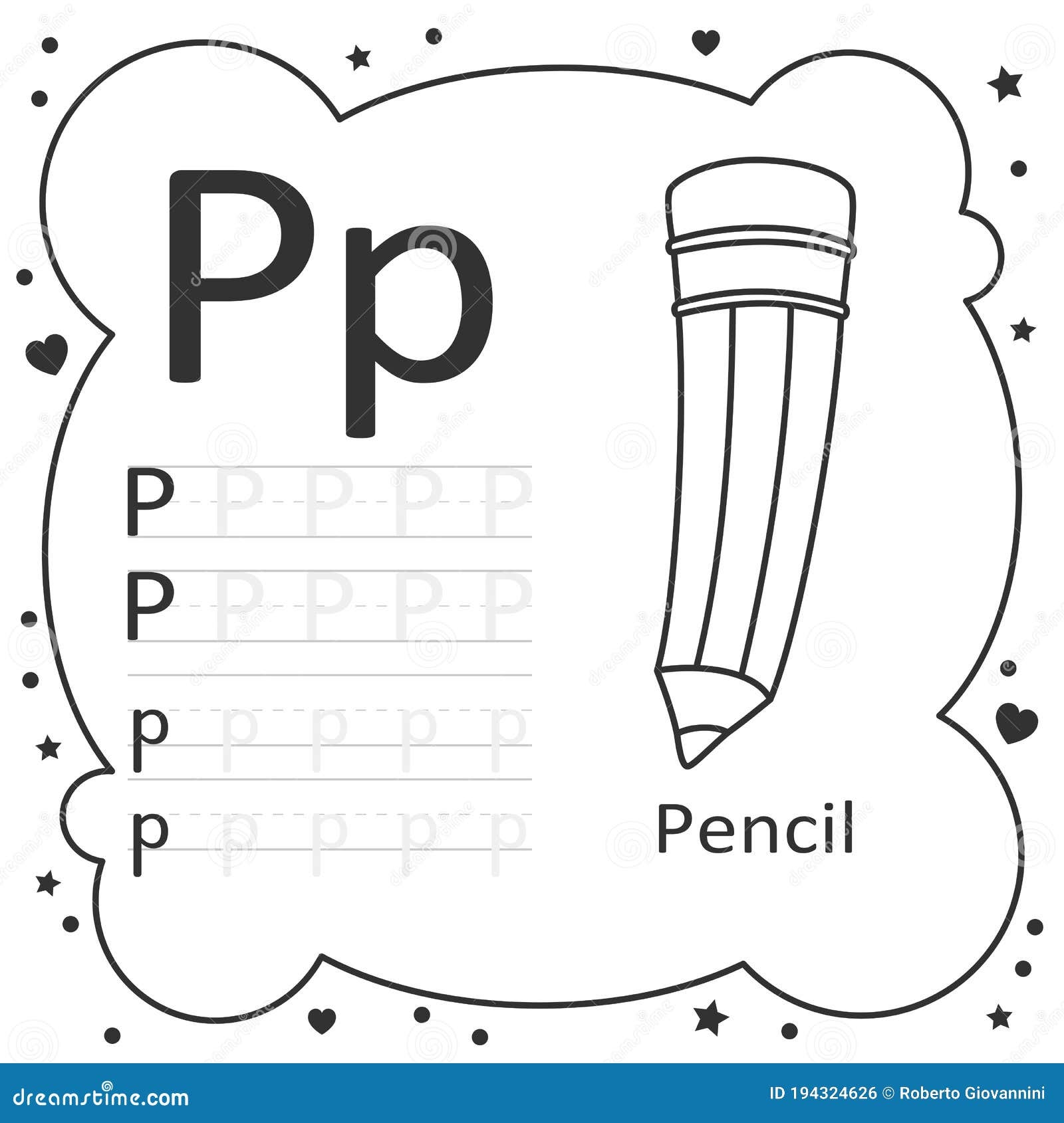 P Pencil Stock Illustrations 441 P Pencil Stock Illustrations Vectors Clipart Dreamstime