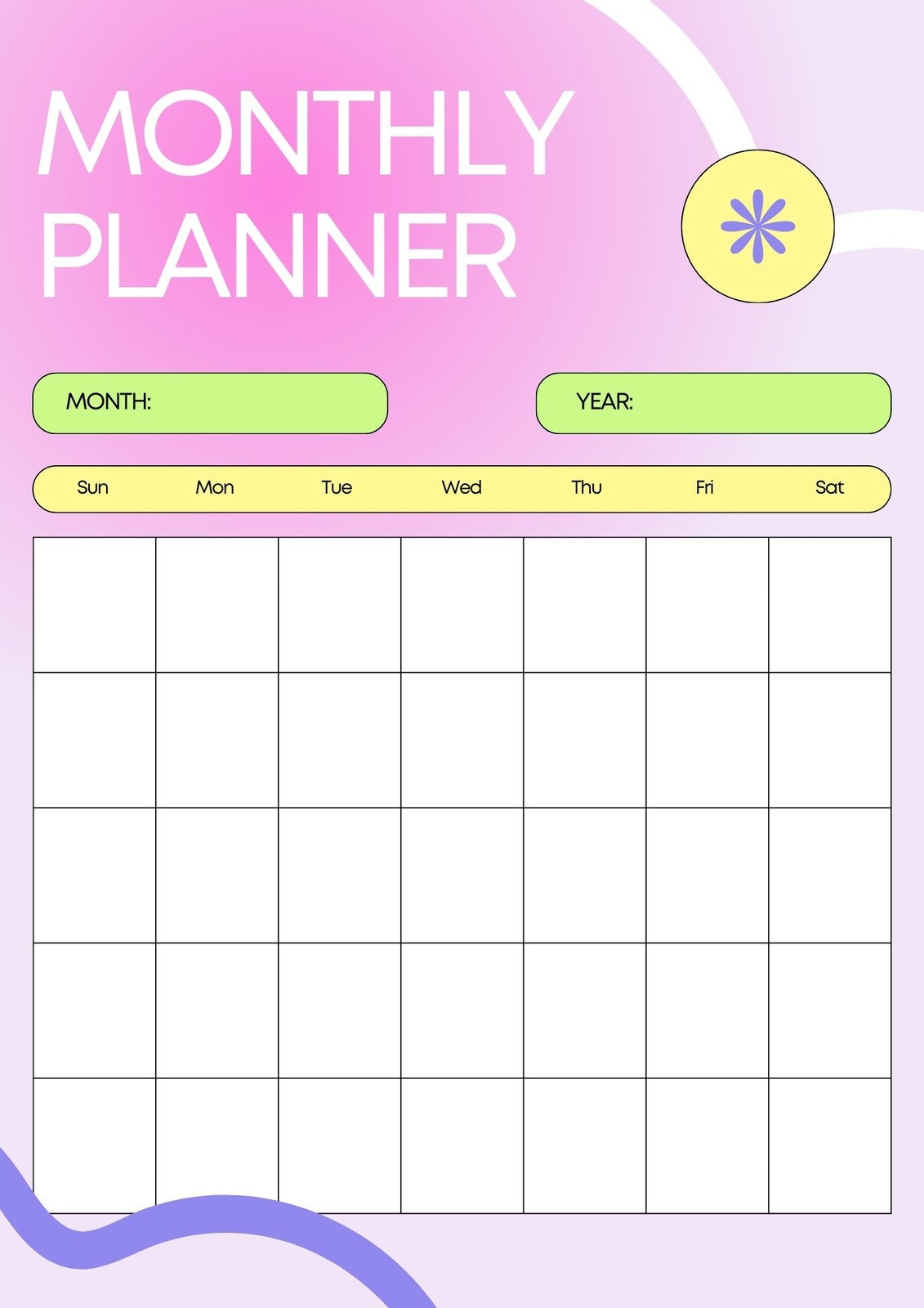 Page 12 Free Printable Cute Planner Templates To Edit Online Canva Page 12 Free Printable Cute Planner Templates To Edit Online Canva