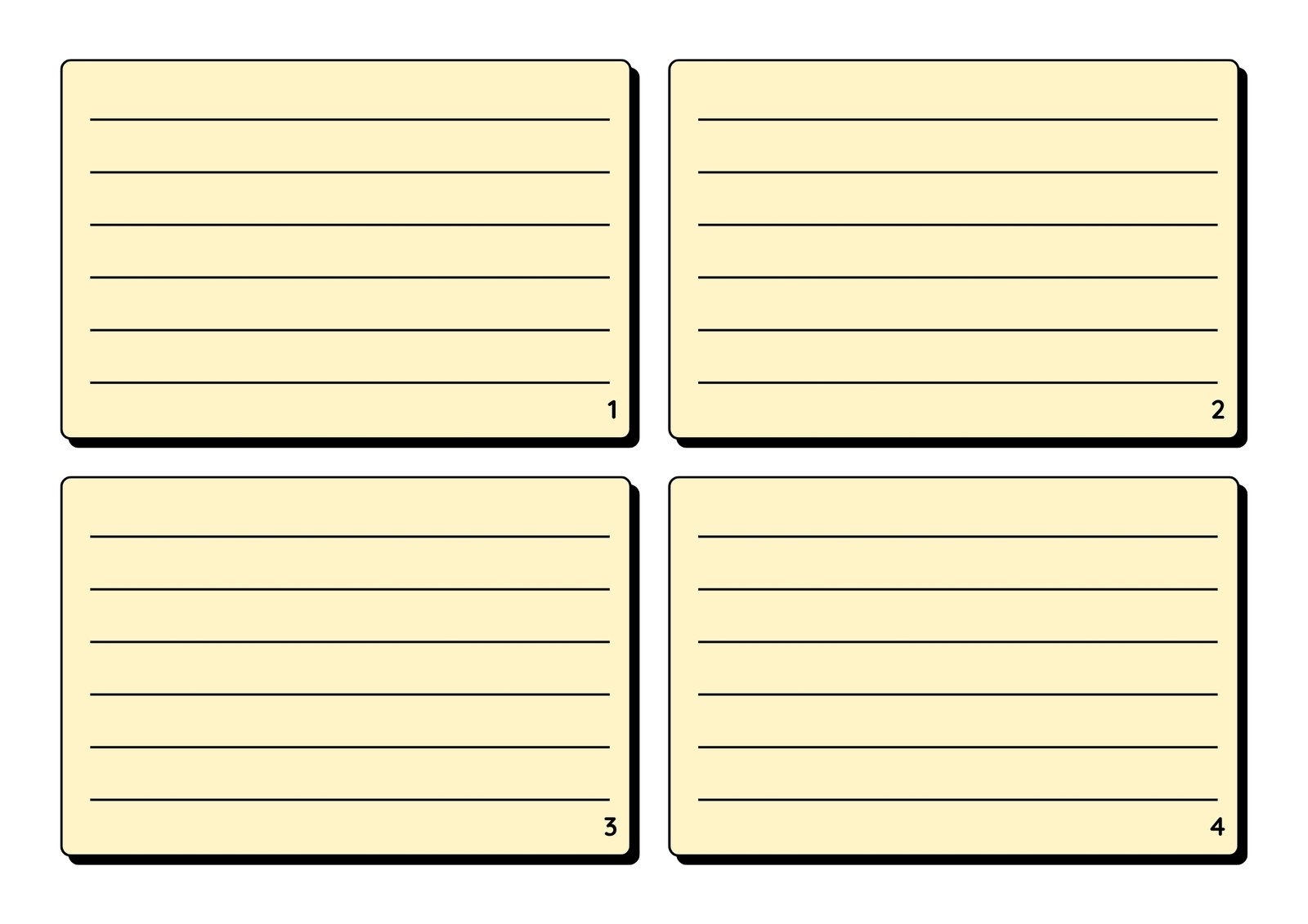 Page 2 Free Printable Flashcard Templates You Can Customize Canva Free Color Flashcard Templates To Edit And Print Canva