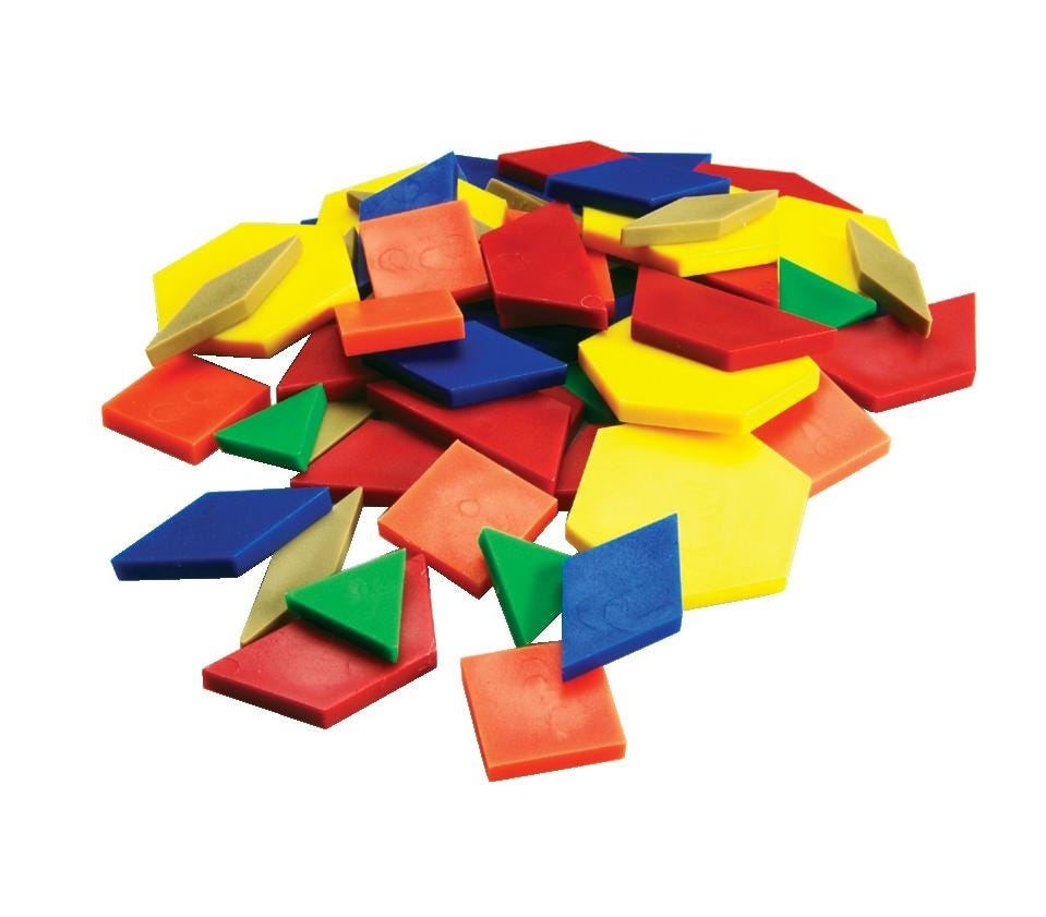 Pattern Blocks Manipulatives Math Concepts With Geometric Shapes Hand2mind