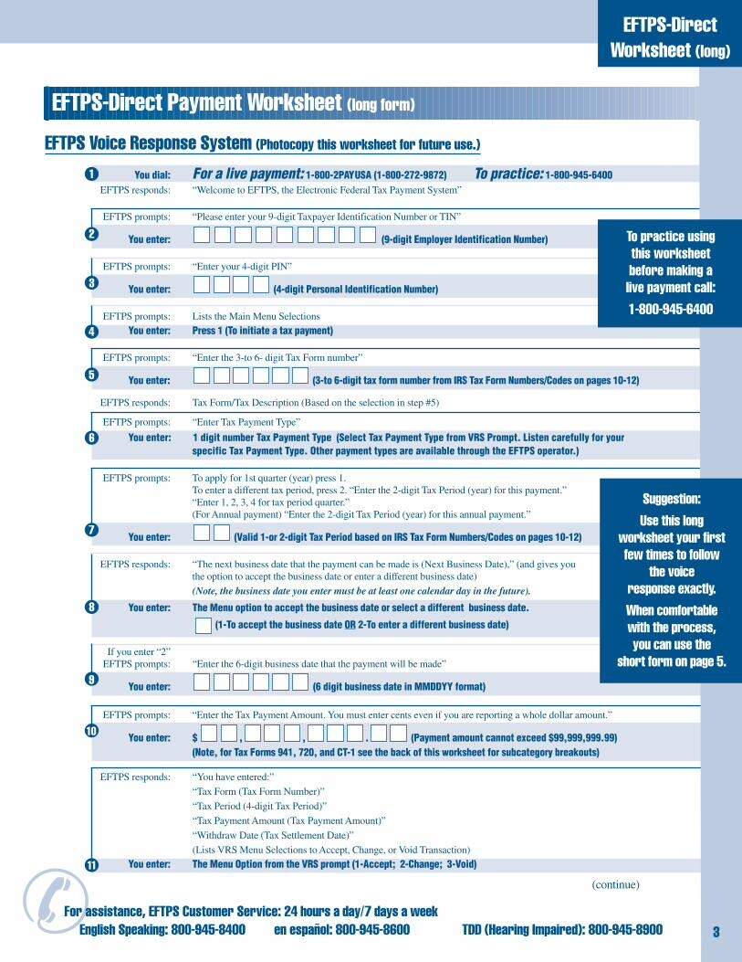 PDF EFTPS Direct Payment Worksheet HWS Homepage 12 13 VRS Worksheets Library How Do I Use The Electronic Federal Tax Payment System EFTPS Gusto