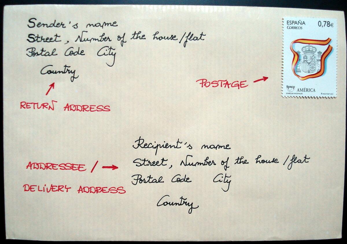 Penpalling And Letters How To Address An Envelope 5 Unique Ways To Address An Envelope