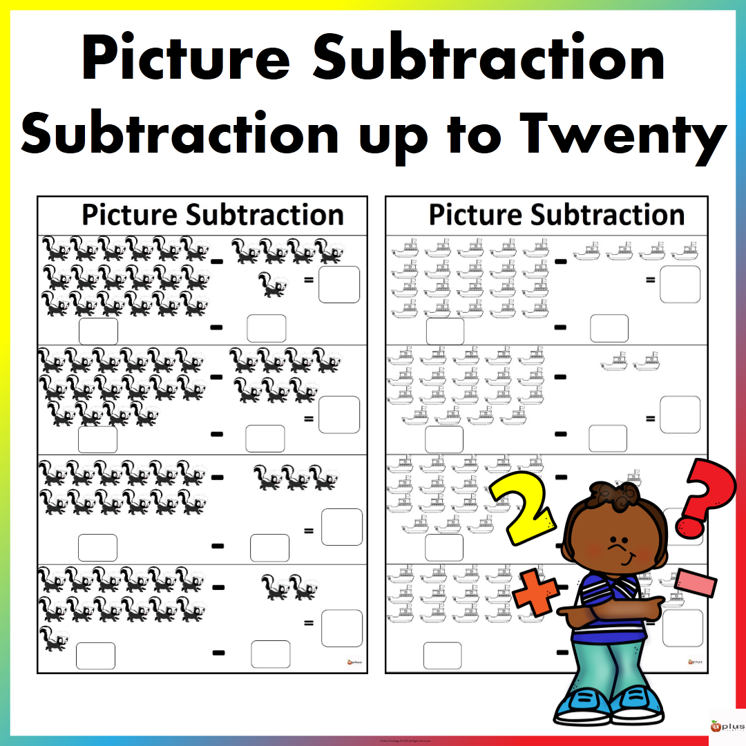 Picture Subtraction Subtraction Up To 20 Made By Teachers