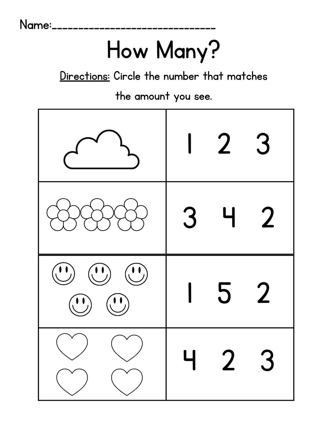 Prek Number Packet Prek Numbers 1 5 Prek Counting Worksheet Pre K Worksheet Etsy Prek Number Packet Prek Numbers 1 5 Prek Counting Worksheet Pre K Worksheet Etsy