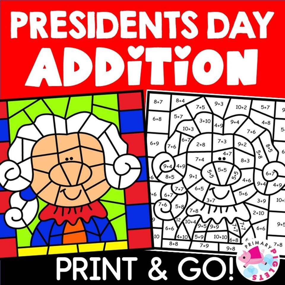 PRESIDENTS DAY MATH PRESIDENTS DAY COLOR BY CODE PRESIDENTS DAY COLOR BY NUMBER ADDITION FACTS Classful PRESIDENTS DAY MATH PRESIDENTS DAY COLOR BY CODE PRESIDENTS DAY COLOR BY NUMBER ADDITION FACTS Classful