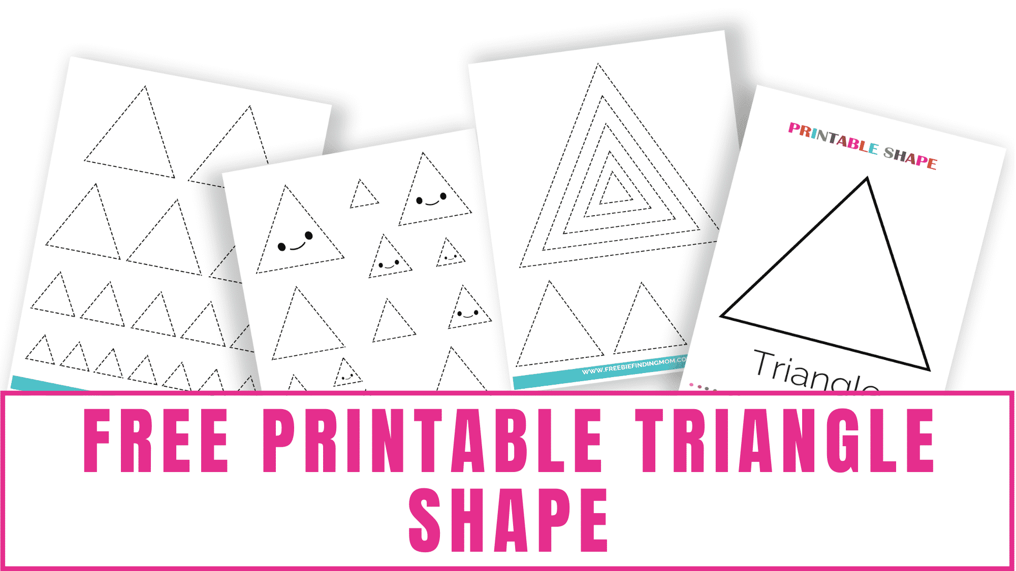 Printable 2D Shapes Flashcards PDF Downloads