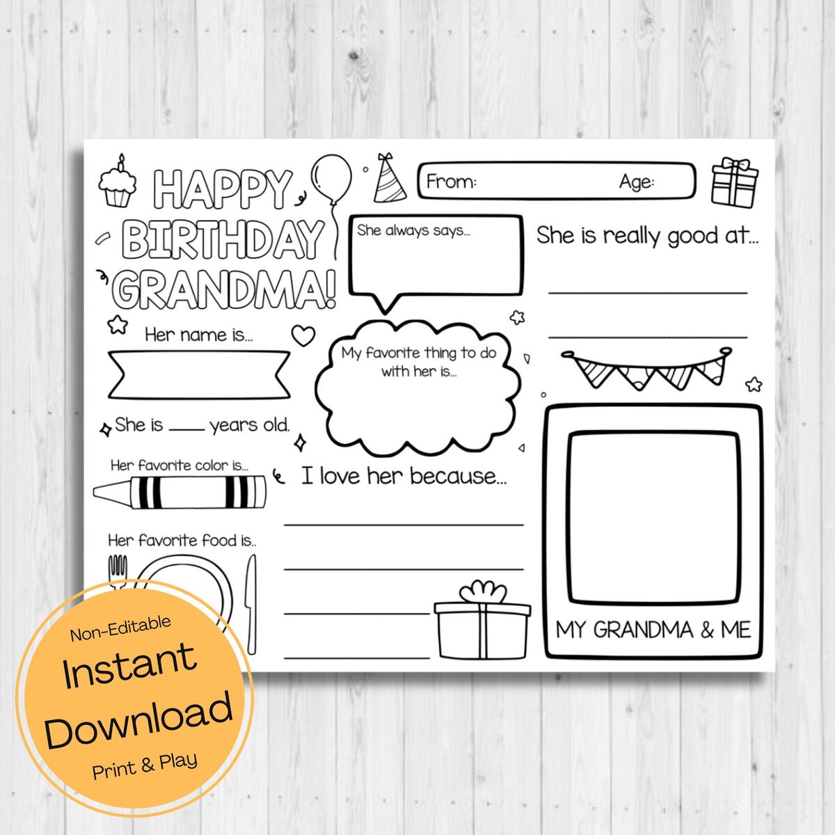 Printable Birthday Gift For Grandma 60 Gift Ideas For 2025