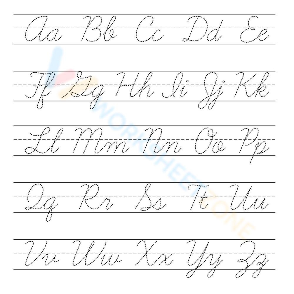 Printable Grade 3 Cursive Letters Chart Worksheets Printable Grade 3 Cursive Letters Chart Worksheets