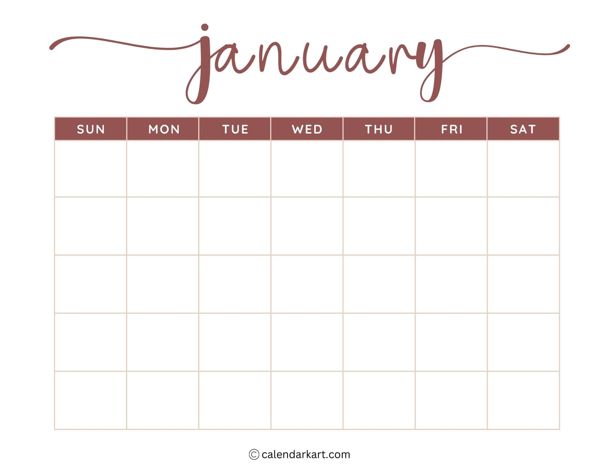 Printable Monthly Weekly And Yearly Blank Calendar Templates Free Printable Customizable Monthly Calendar Templates Canva