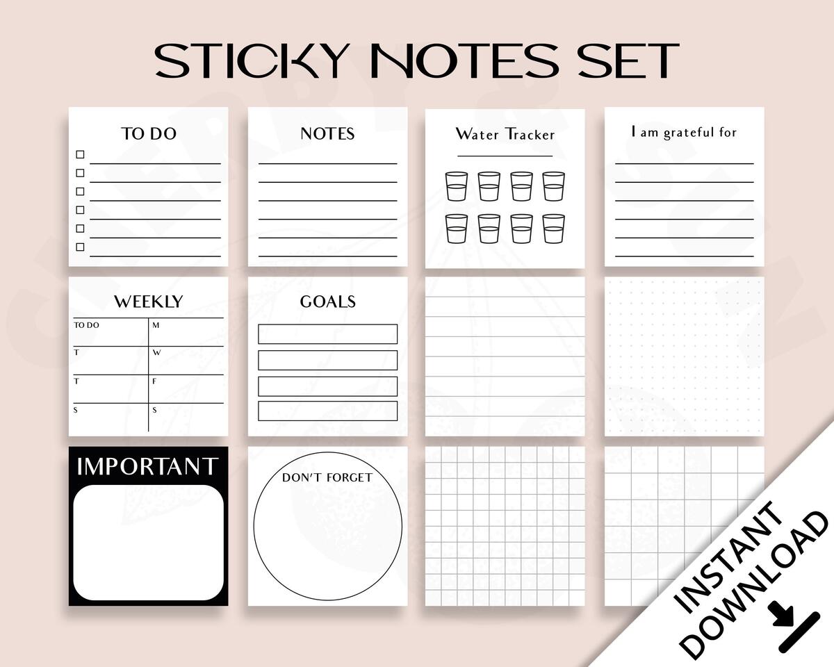 Printable Sticky Notes Minimalist Design 3x3 Inch Journal Bujo Neutral Monthly Planner To Do Notes Weekly Habit Etsy Israel Printable Sticky Notes Minimalist Design 3x3 Inch Journal Bujo Neutral Monthly Planner To Do Notes Weekly Habit Etsy Israel