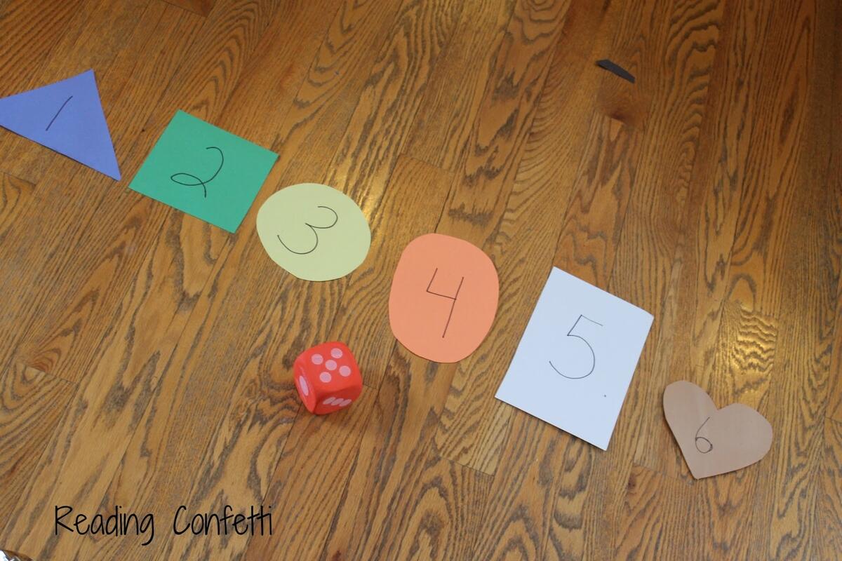 Reading Confetti 5 Simple Games For Teaching Number Recognition