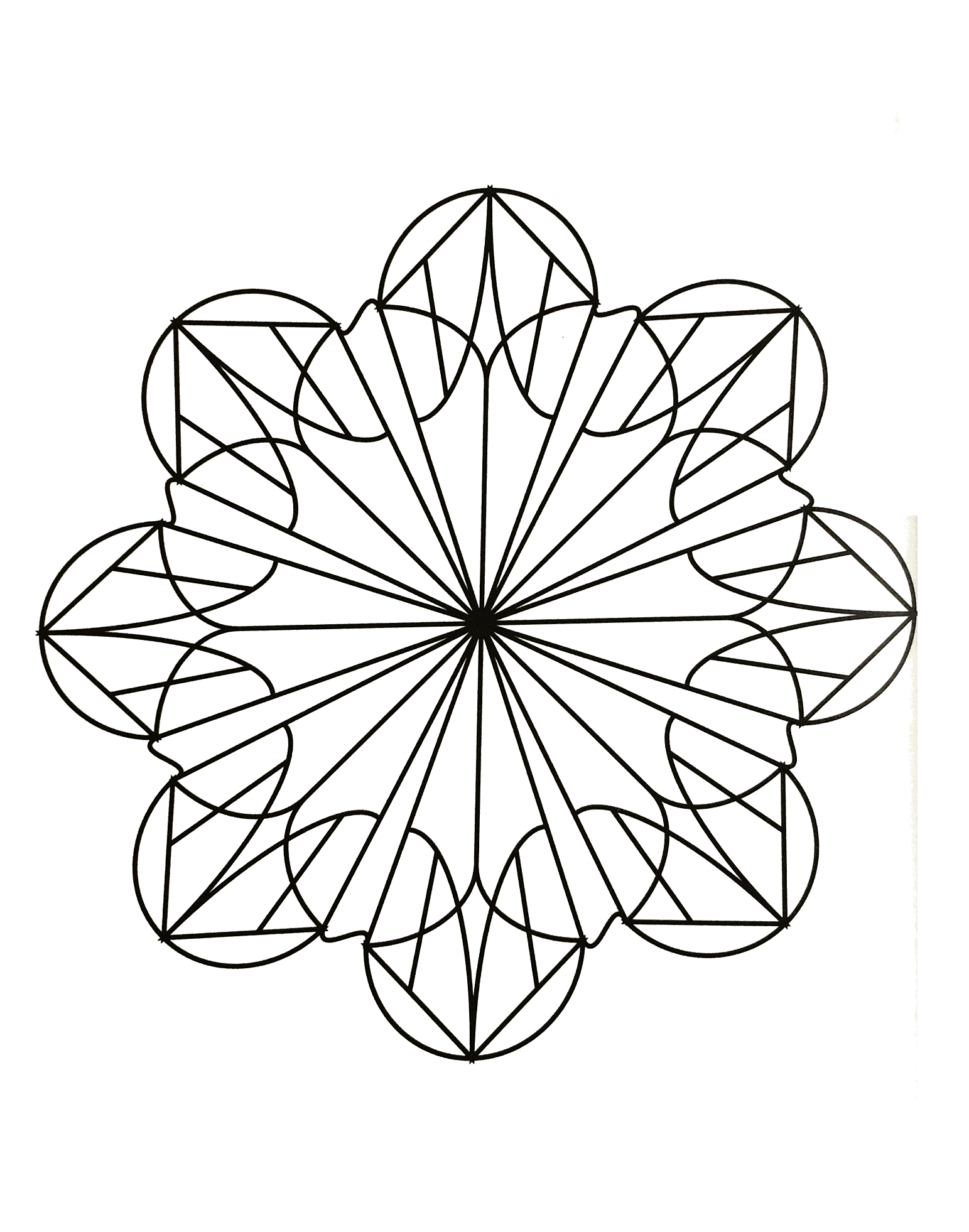 Regular Mandala Easy Mandalas For Kids