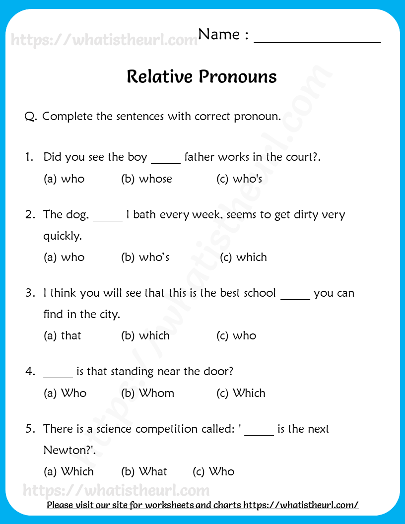 84 Relative Clauses PDF Worksheets With Answers Grammarism