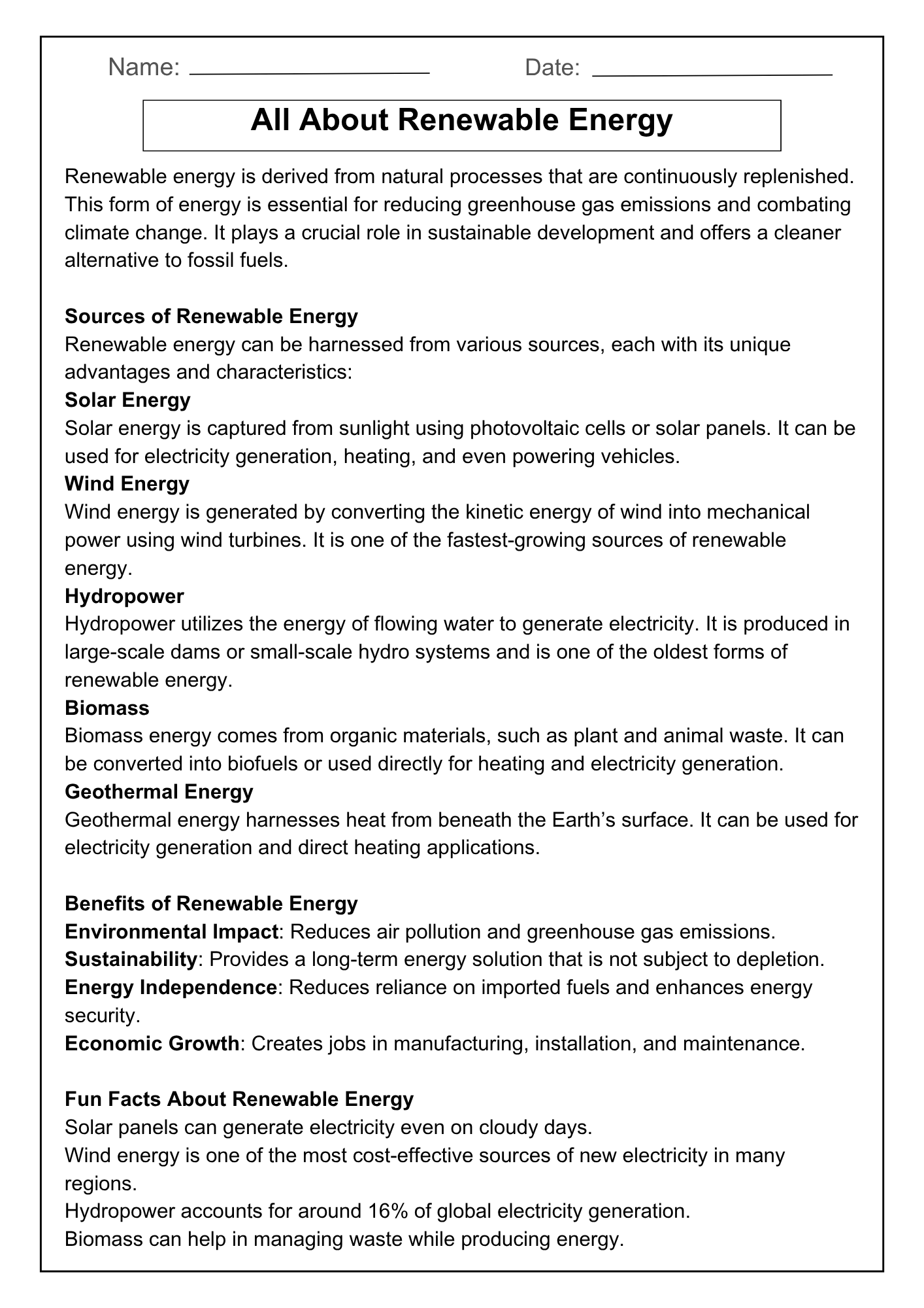 Renewable Energy Reading Comprehension Passages Questions Worksheets Teaching Resources Renewable And Non Renewable Energy 4 ESS3 1 MagiCore