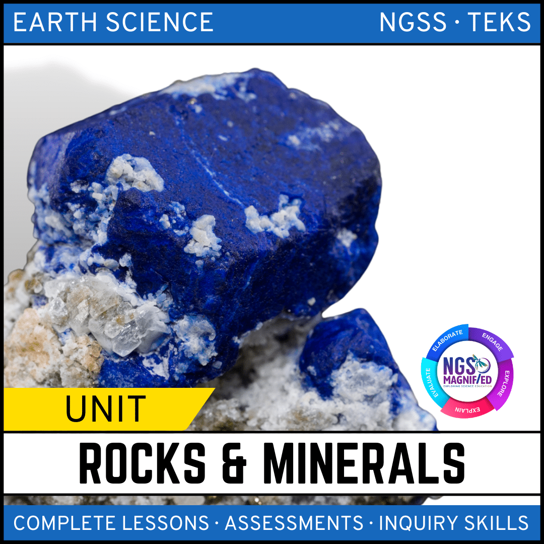Rocks And Minerals Unit 5E Model NGS Magnified