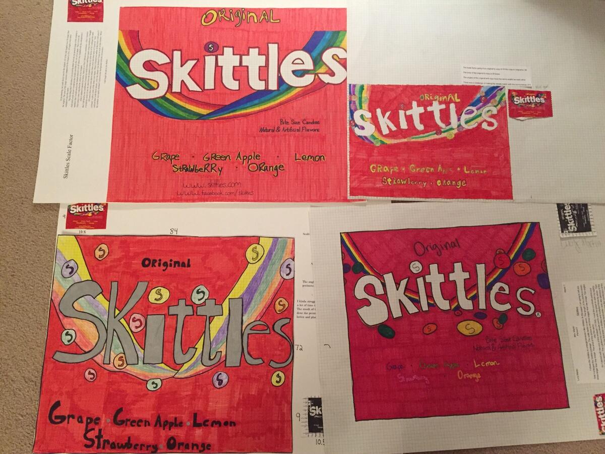 Scale Factor Candy Wrappers Mathisajourney Scale Factor Candy Wrappers Mathisajourney