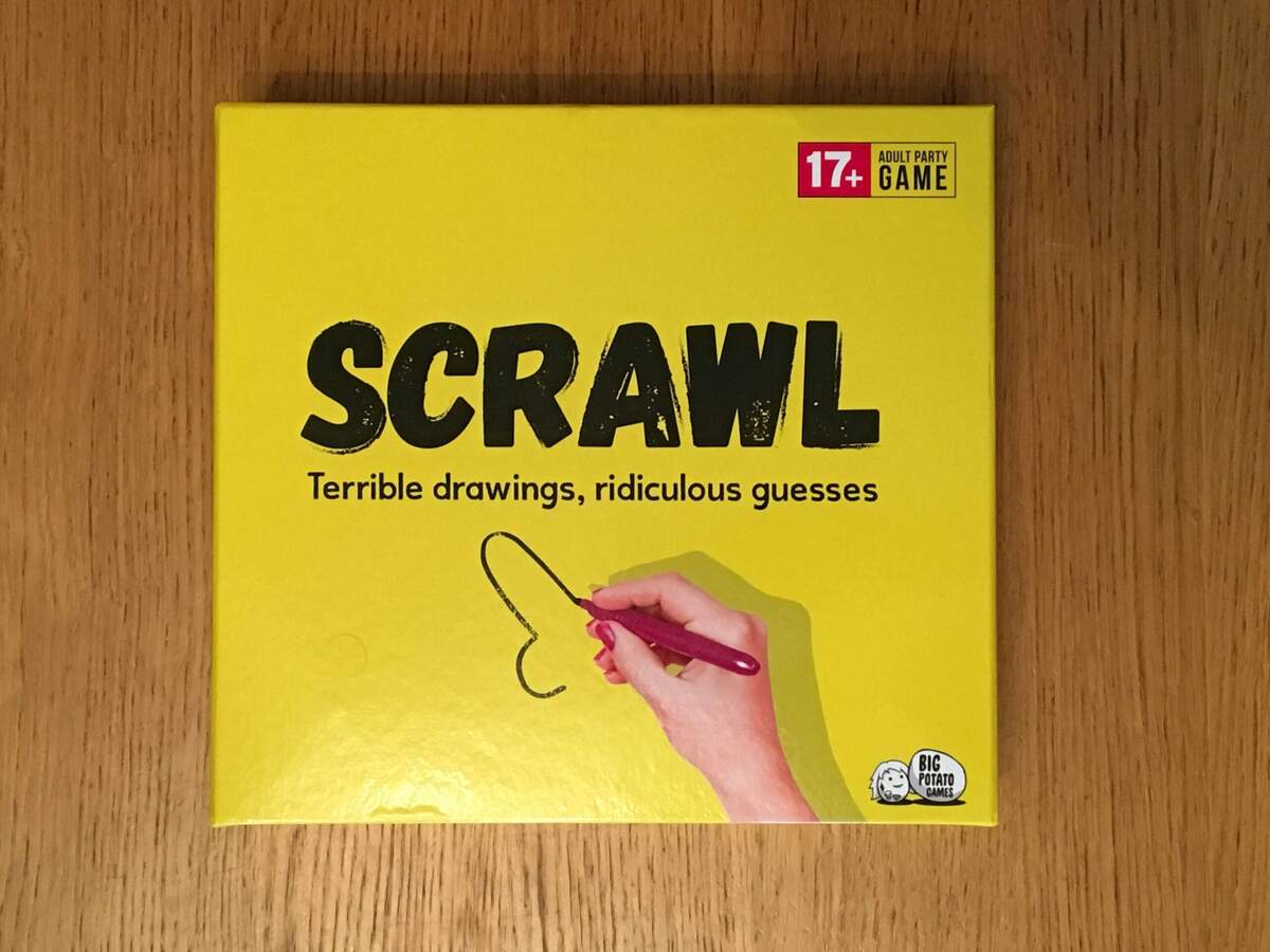 Scrawl Review X Rated Doodle Fun Big Boss Battle B3 Piss Artist Game Adult Drinking Rude Drawing Board Game EBay UK