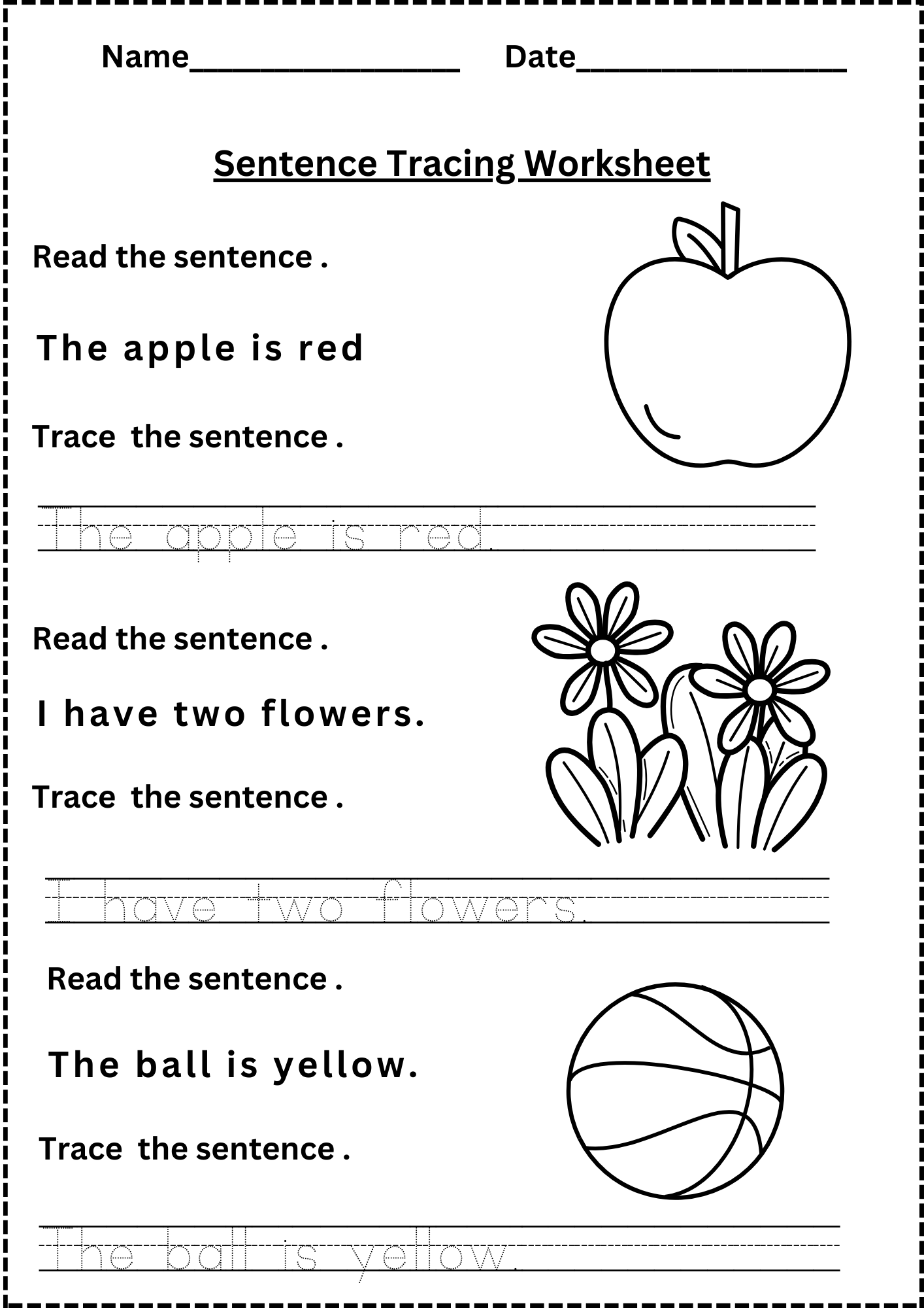 Free Printable Letter A Writing Practice Worksheet