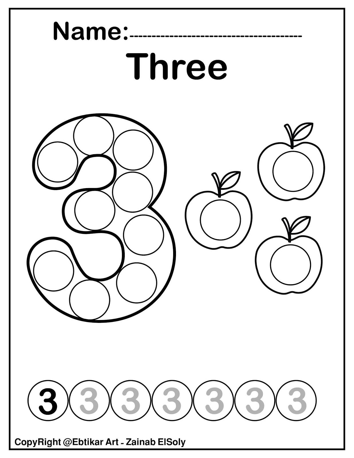 Set Of 123 Numbers Count Apples Dot Marker Activity Coloring Pages For Kids Set Of 123 Numbers Count Apples Dot Marker Activity Coloring Pages For Kids