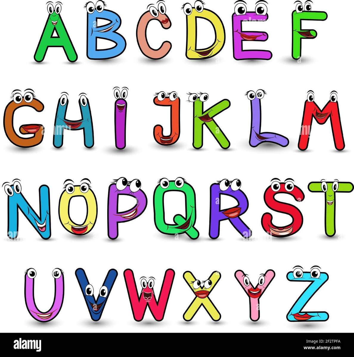 Set Of Vector Alphabet Funny Cartoon Styled Hand Drawn Font With Full Complete Letters Vector Illustration Of English Alphabet Letters With Funny Fac Stock Vector Image Art Alamy Set Of Vector Alphabet Funny Cartoon Styled Hand Drawn Font With Full Complete Letters Vector Illustration Of English Alphabet Letters With Funny Fac Stock Vector Image Art Alamy