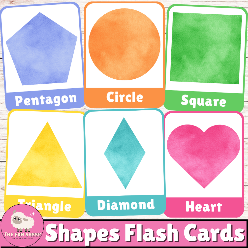 Shapes Flash Cards Preschool 2D Geometric Shapes Activity Colorful Math Flashcards Made By Teachers Shapes Flash Cards Preschool 2D Geometric Shapes Activity Colorful Math Flashcards Made By Teachers