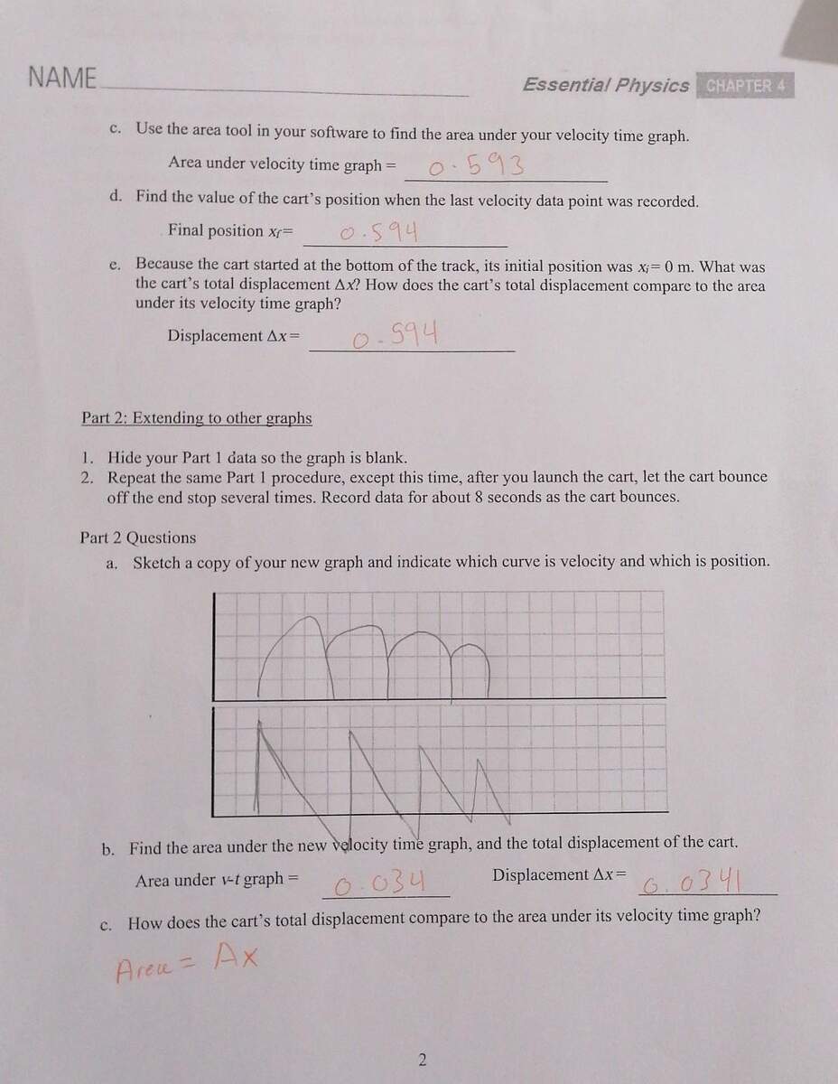 Solved Investigation 4B A Model For Accelerated Motion Chegg Solved Investigation 4B A Model For Accelerated Motion Chegg