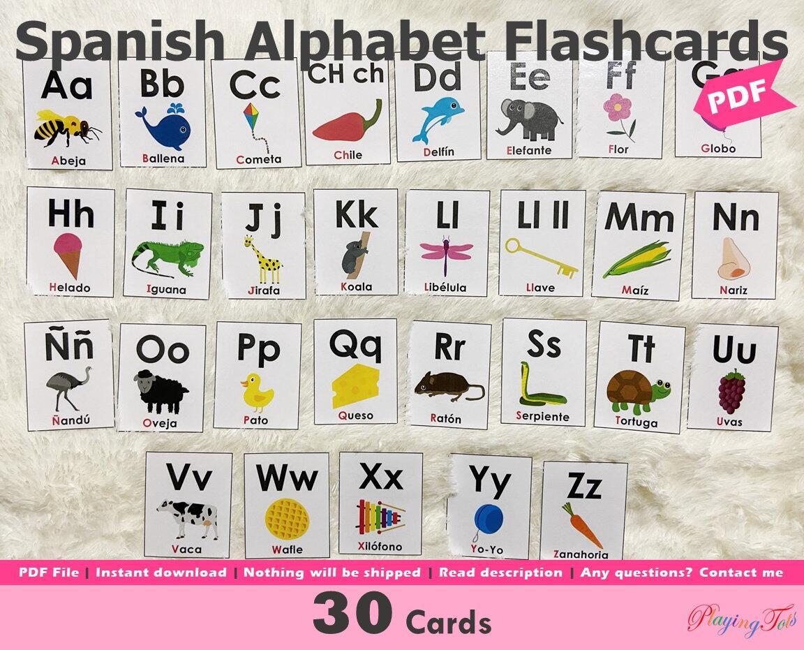 Spanish Alphabet Sounds Etsy