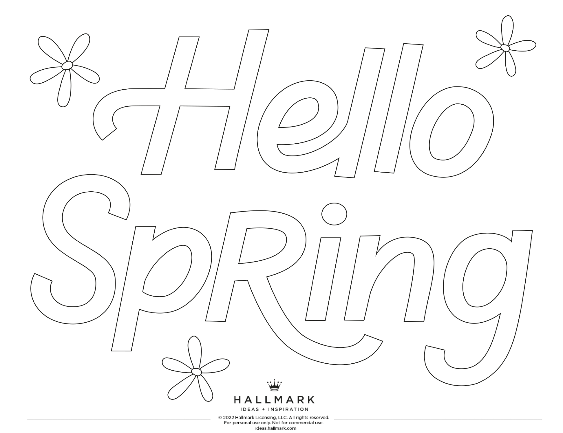 Spring Coloring Pages To Help You Celebrate Brighter Days Hallmark Ideas Inspiration Customize 18 Spring Coloring Pages Templates Online Canva