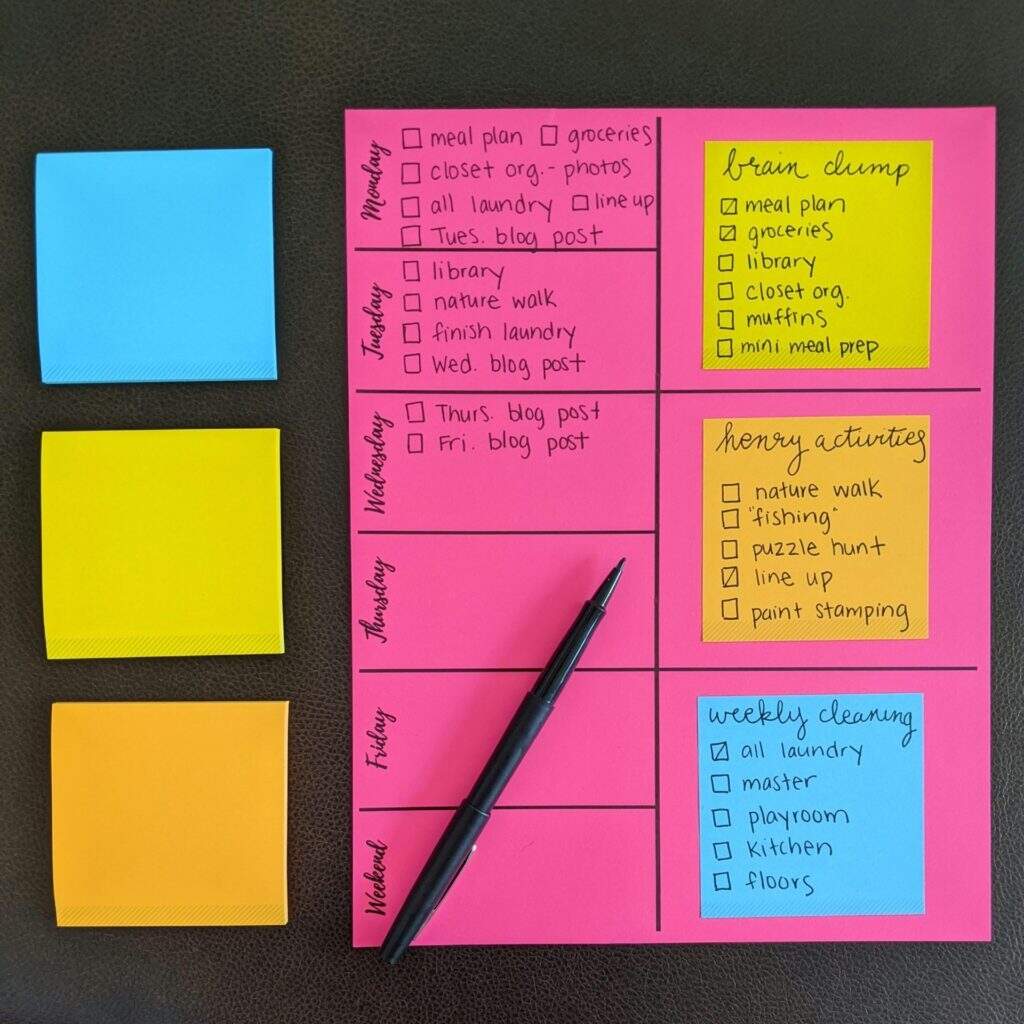 Sticky Note Brain Dump Printable Let S Live And Learn Sticky Note Brain Dump Printable Let S Live And Learn