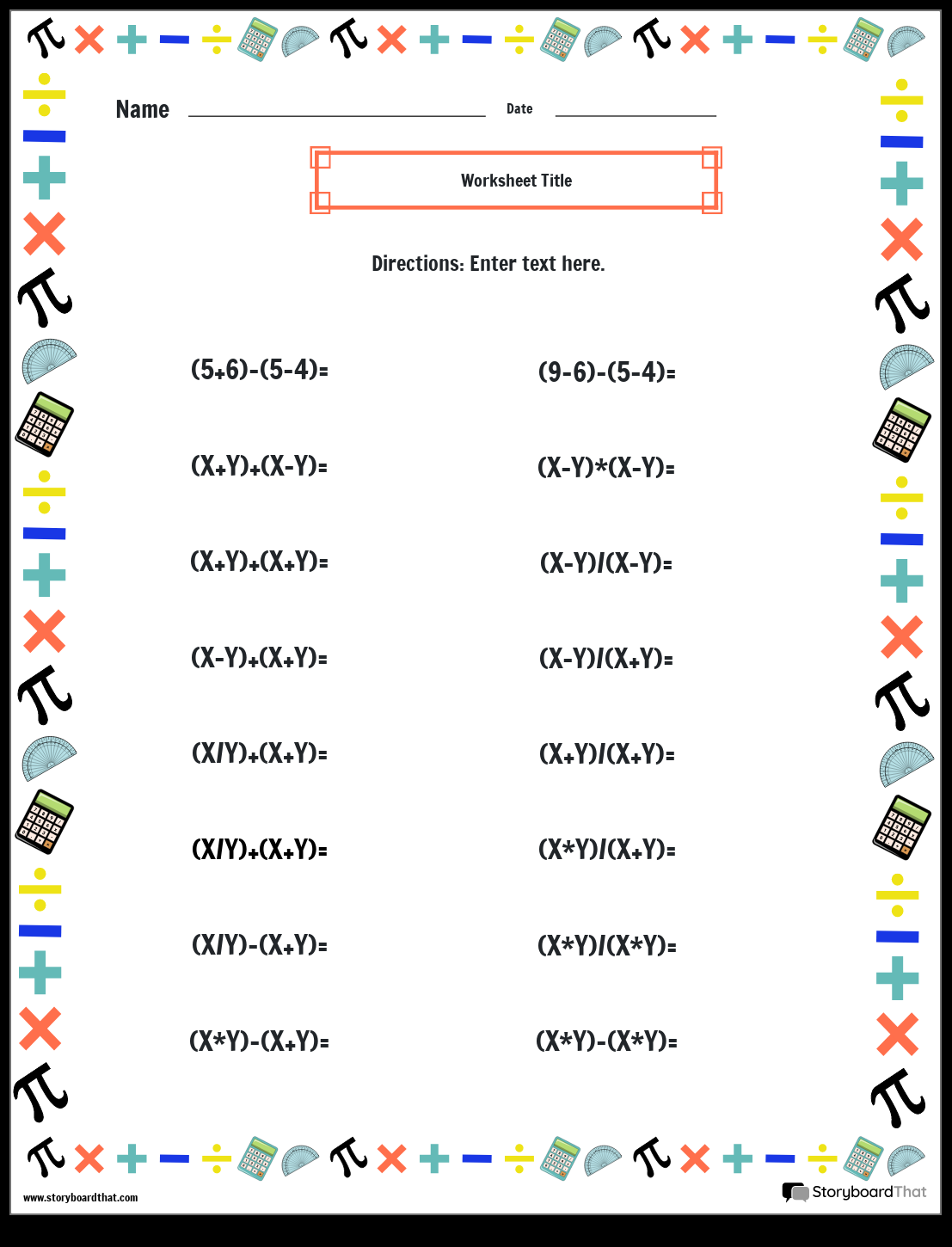 PEMDAS Problems Order Of Operations Worksheets Add Subtract Multiply And Divide Made By Teachers