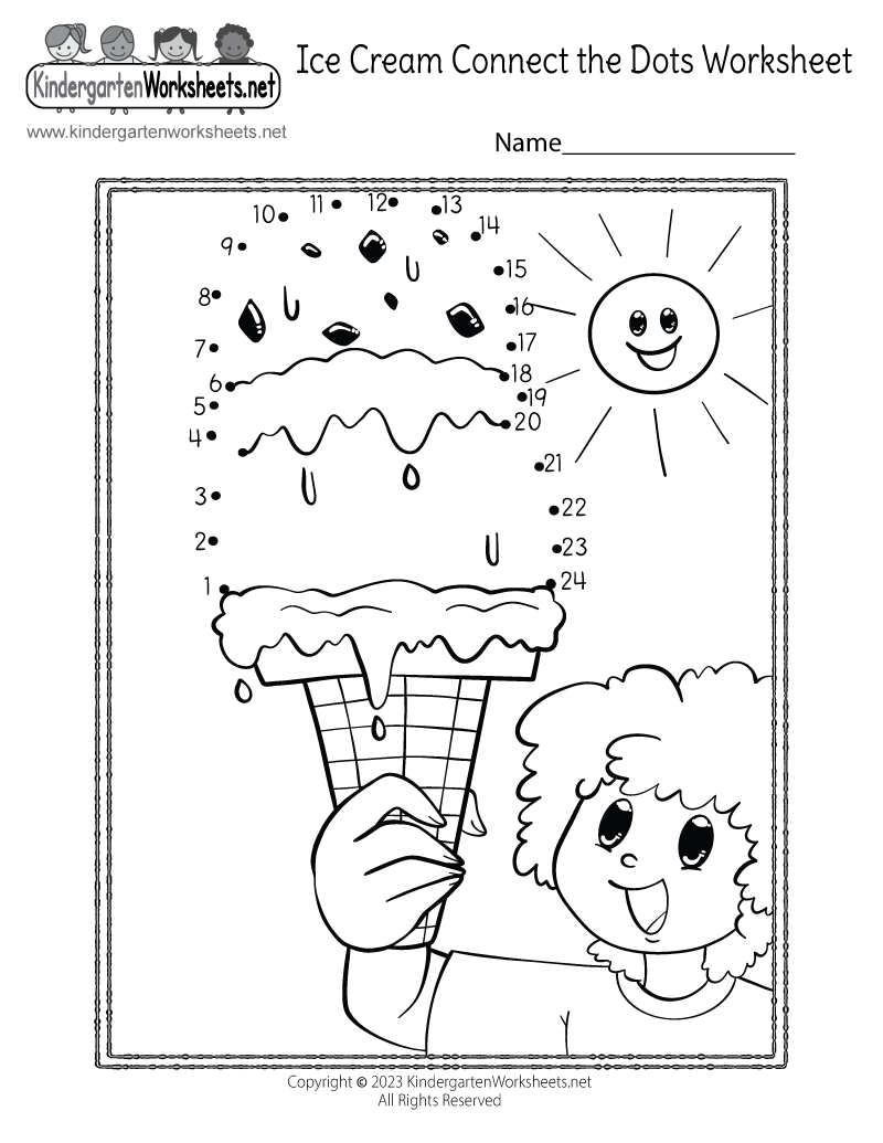 Summer Connect The Dots Worksheet Free Printable Digital PDF Dinosaur Connect The Dots Worksheet Free Printable Digital PDF