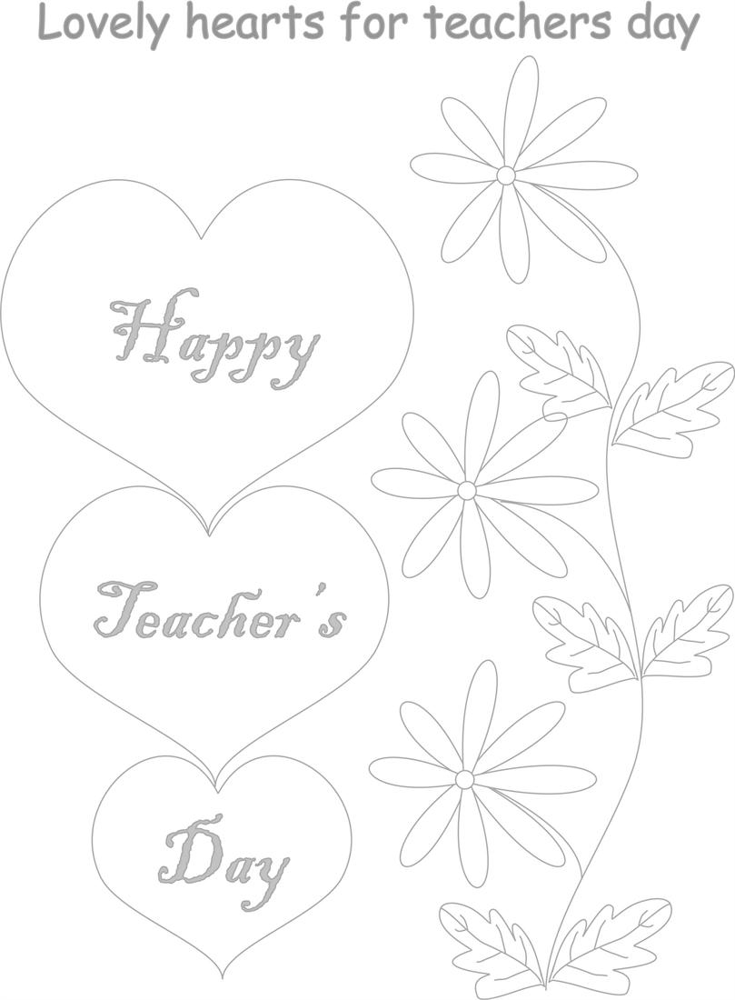 Teacher S Day Coloring Worksheets For Kids 2