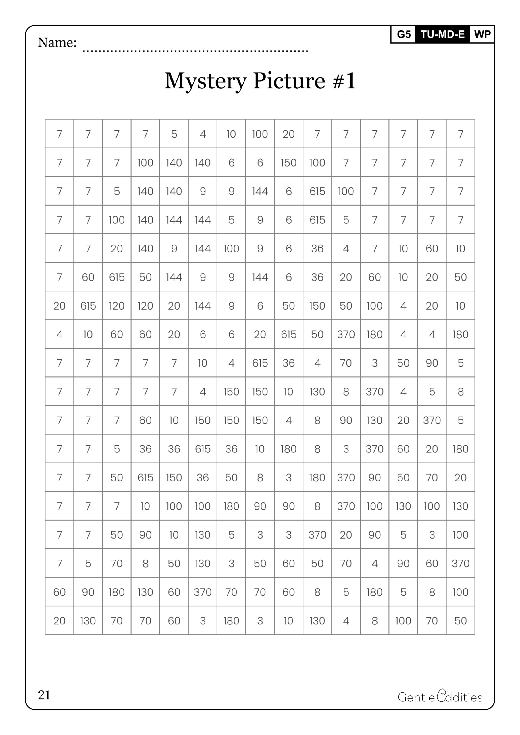 Thanksgiving Math Mystery Pictures Grade 5 Addition Subtraction Multiplication Division Made By Teachers