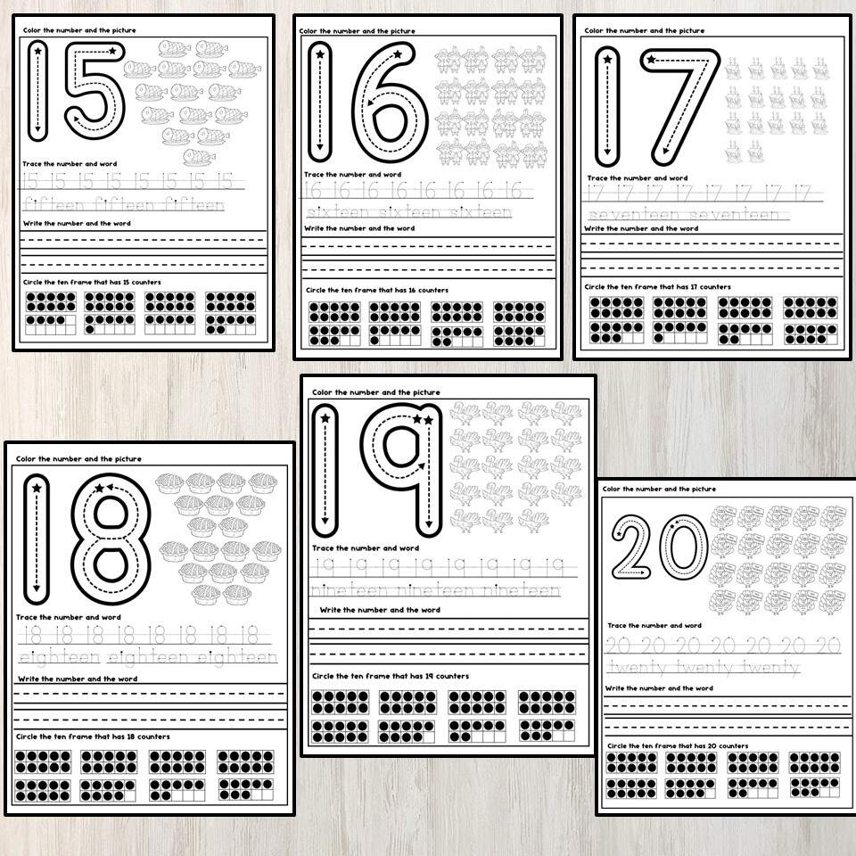 Thanksgiving Number Worksheets No Prep Math Activities Classful Thanksgiving Number Worksheets No Prep Math Activities Classful