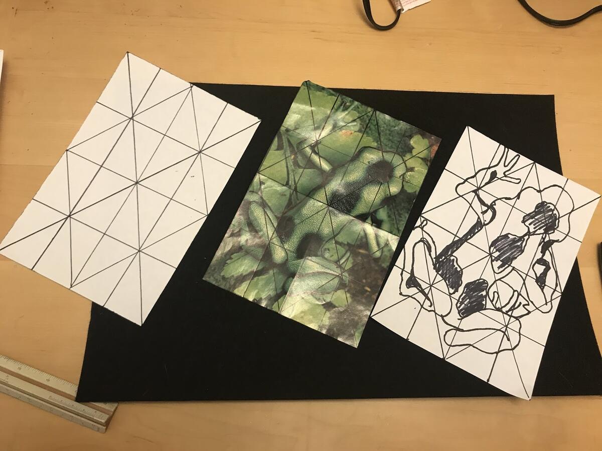 The Helpful Art Teacher How To Create And Use A Drawing Grid