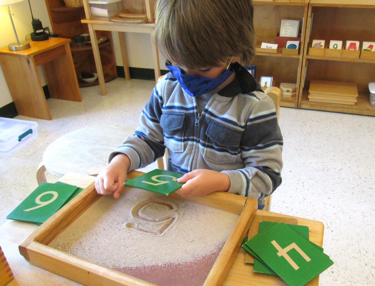 The Tactile Appeal Of Sandpaper Letters Numbers Greenspring Montessori School