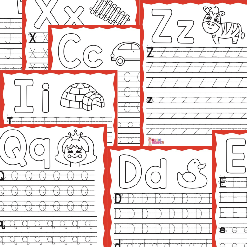 Trace Alphabet Reading Adventures For Kids Ages 3 To 5