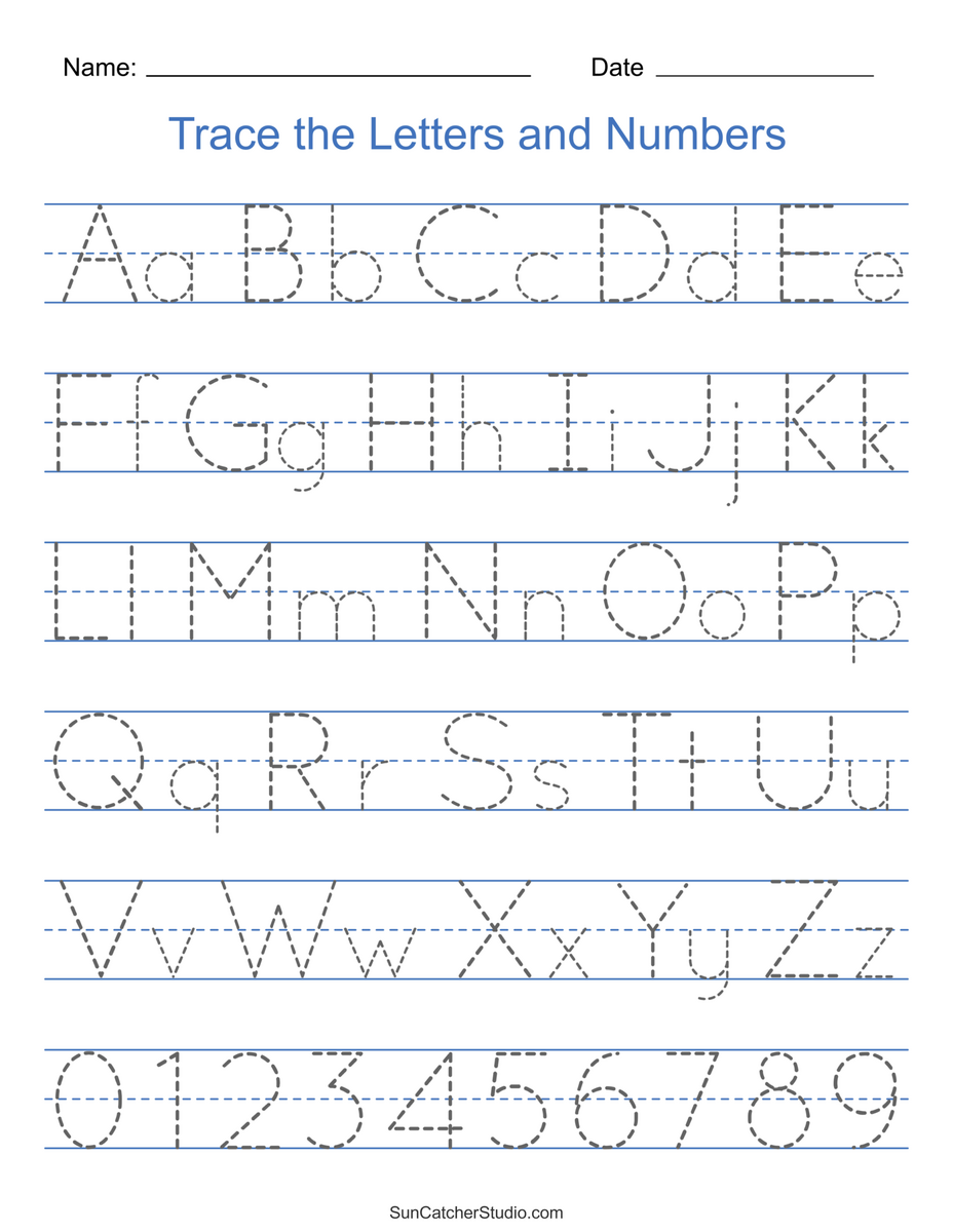 Blank Sheets For Letter Tracing Kindergarten DL Roberts 9781978397316 Amazon Books