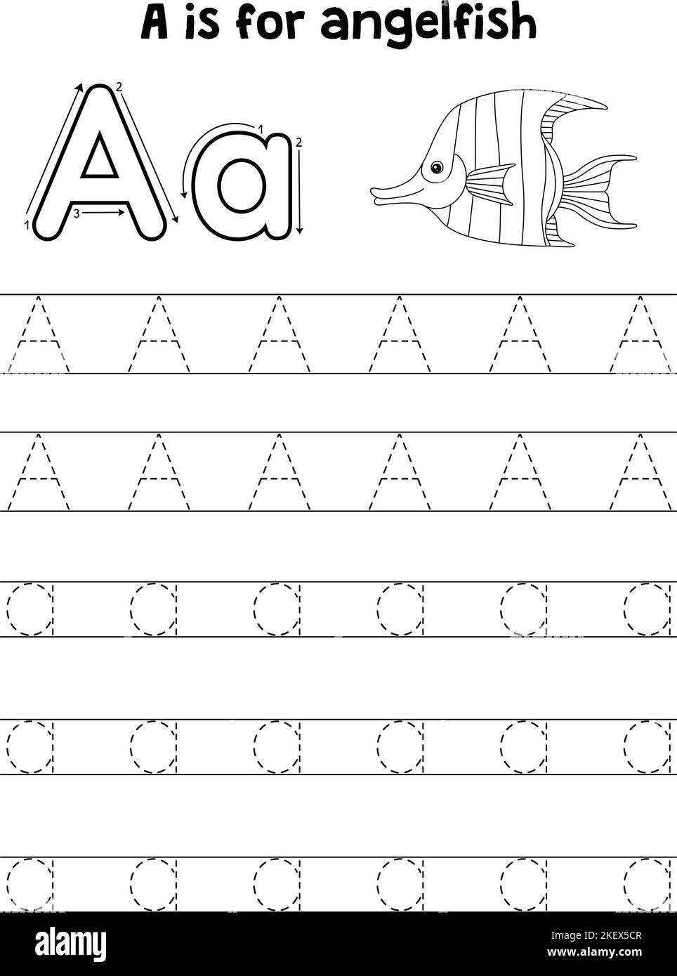 Tracing Letter A Hi res Stock Photography And Images Alamy